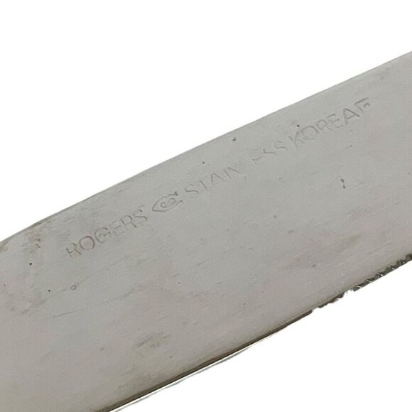 Rogers by Stanley Roberts Danesmore Dinner Knives Satin Stainless Steel 1970s - Picture 4 of 4